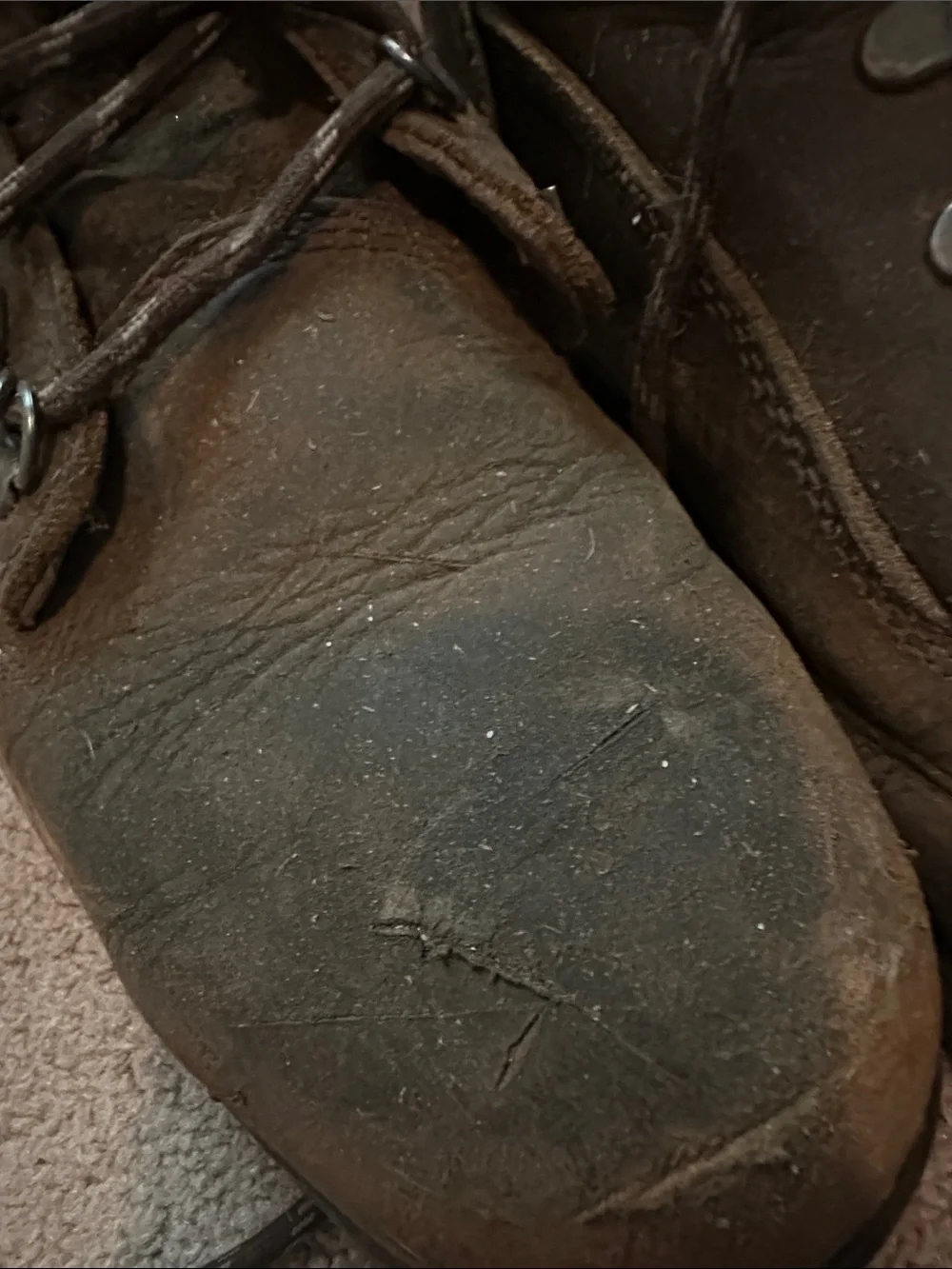 Wolverine Brown Men's Lace-Up Work Boots